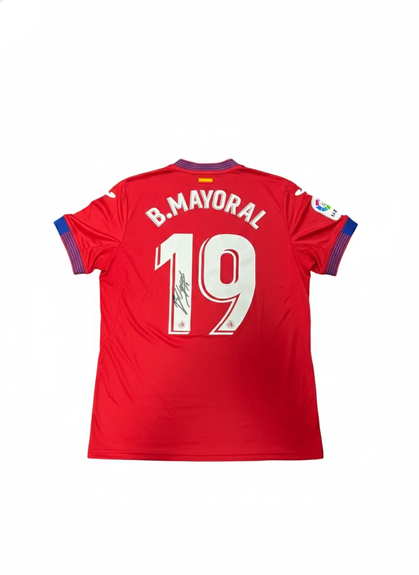 Borja Mayoral Match-Issued Getafe CF Jersey vs RC Celta – Certified by MatchWornShirt