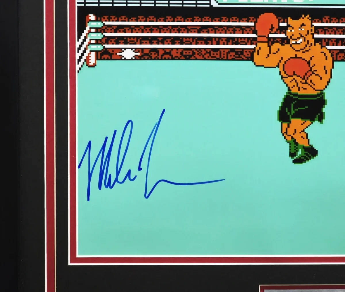 Mike Tyson Signed 11x14 Framed Photo and Cartridge with Nintendo Controller - JSA & BAS Authenticated