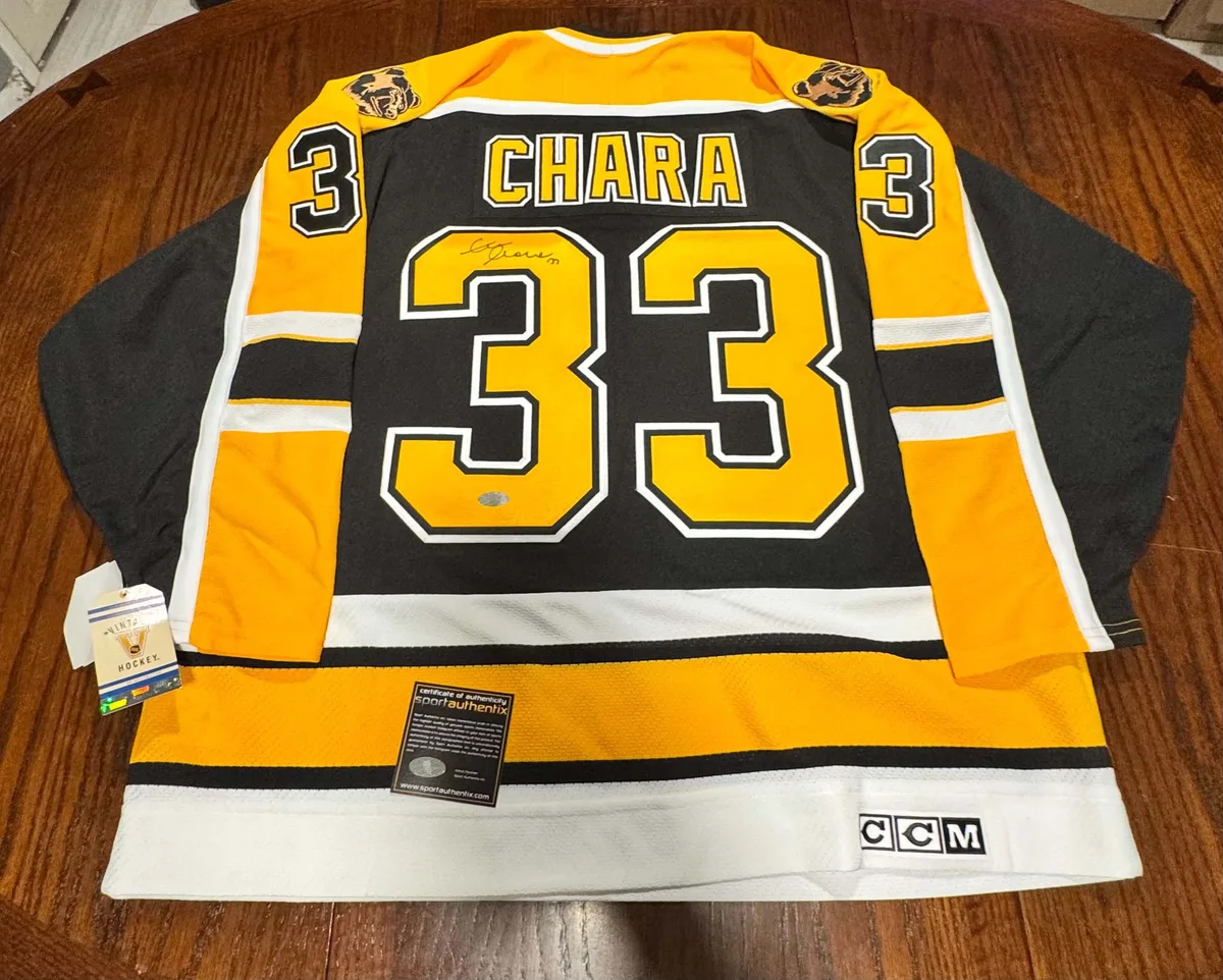 Zdeno Charo Black CCM Vintage Replica Jersey