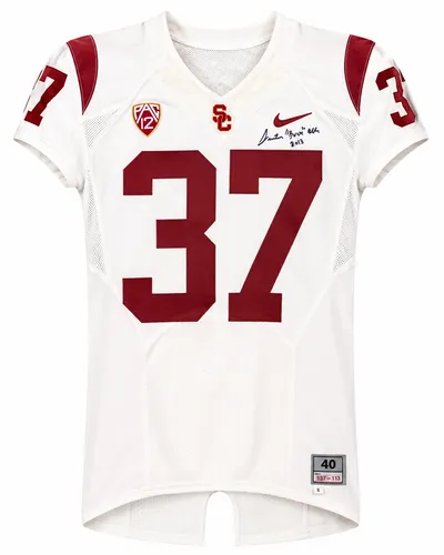 Buck Allen Signed Game Worn USC Trojans Football Jersey