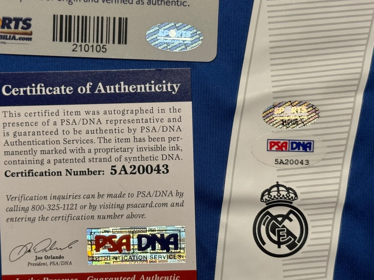 Cristiano Ronaldo Signed 2013/14 Real Madrid Away Jersey-PSA/DNA