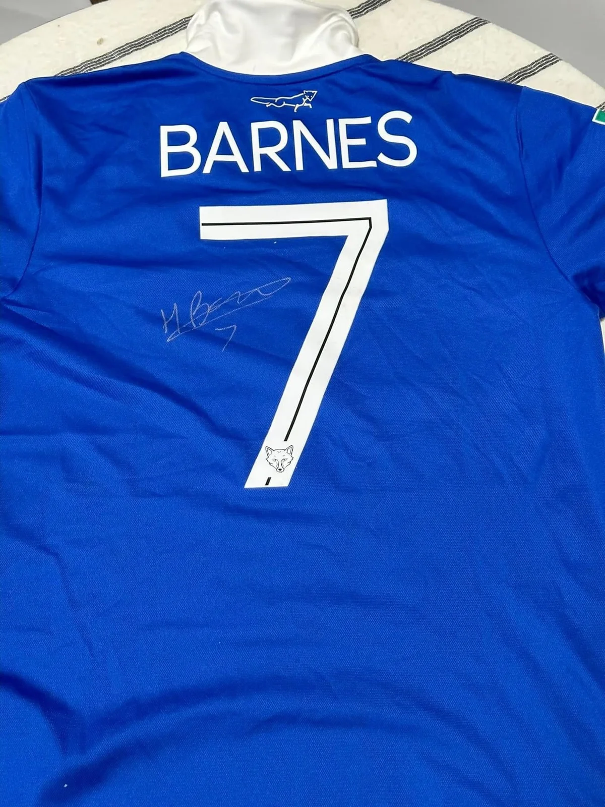 Harvey Barnes Signed Match-Worn Leicester City Jersey – Poppy Match Edition