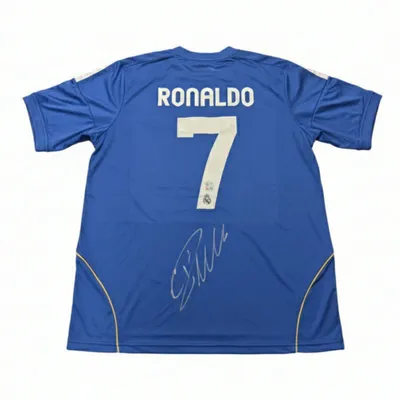 Cristiano Ronaldo Signed 2013/14 Real Madrid Away Jersey-PSA/DNA