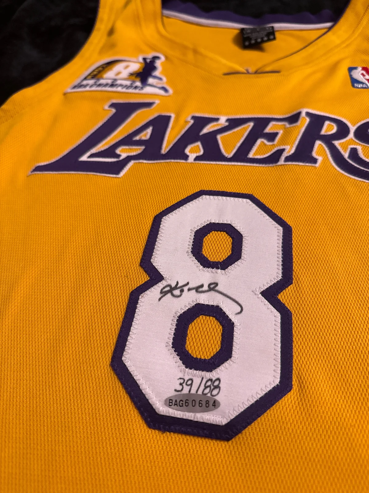 Kobe Bryant signed Nike Procut jersey photo 4