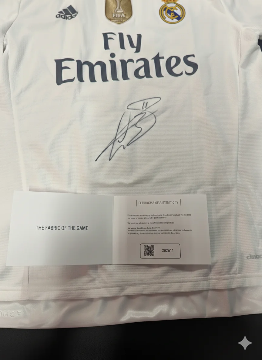 Gareth Bale Autographed 2015/16 Real Madrid Jersey