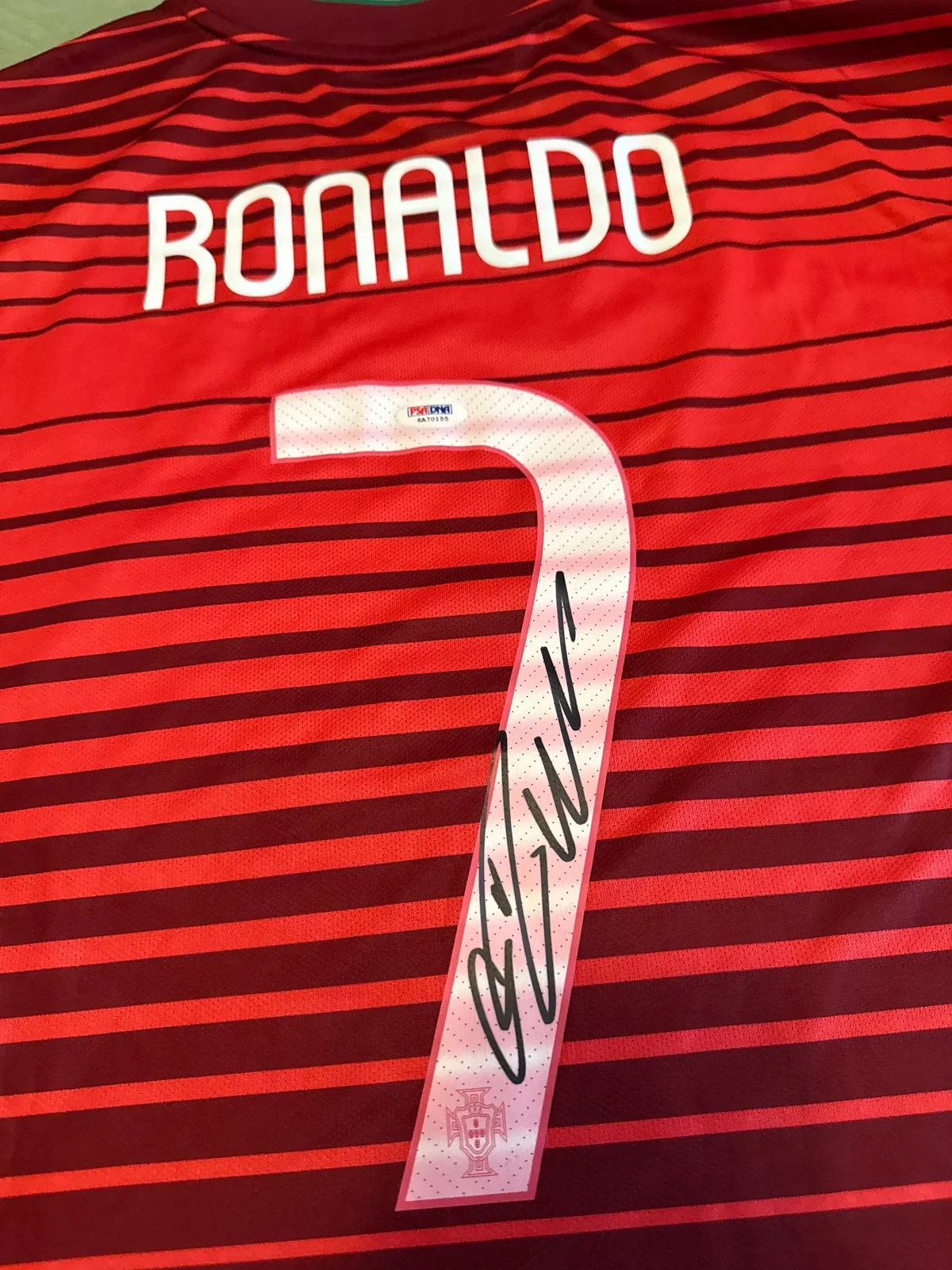 Cristiano Ronaldo Signed 2014 Portugal Jersey - PSA Witnessed