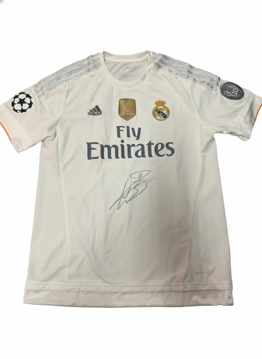 Gareth Bale Autographed 2015/16 Real Madrid Jersey