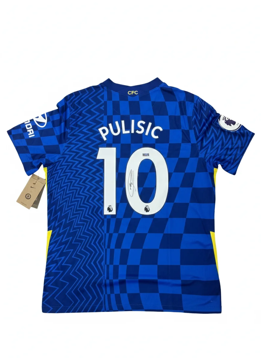 Christian Pulisic Autographed 2021/22 Chelsea Jersey – Panini Certified