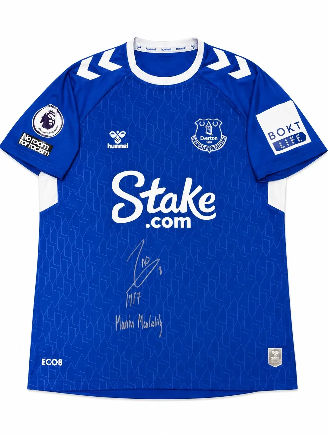 Amadou Onana Match-Issued Everton Jersey – “Mamba Mentality” Inscription