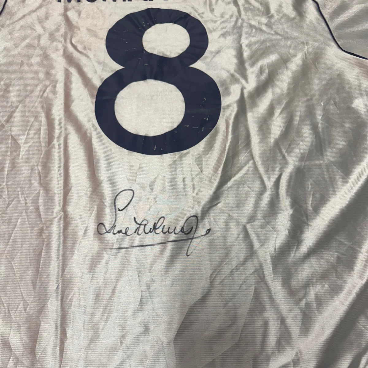 Steve McManaman Signed Real Madrid #8 Jersey