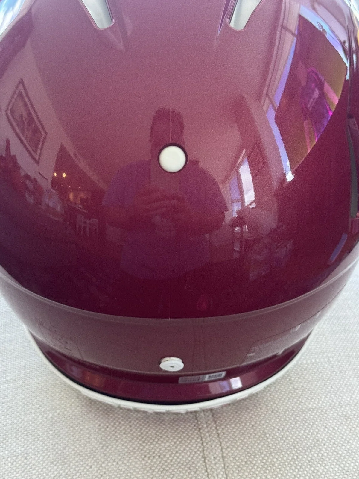Authentic USC Trojans Speed Helmet Signed and Inscribed by Matt Leinart