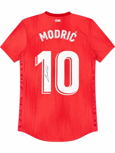 Luka Modric Match-Issued Signed Real Madrid 2018/19 Third Shirt w/ ICONS COA