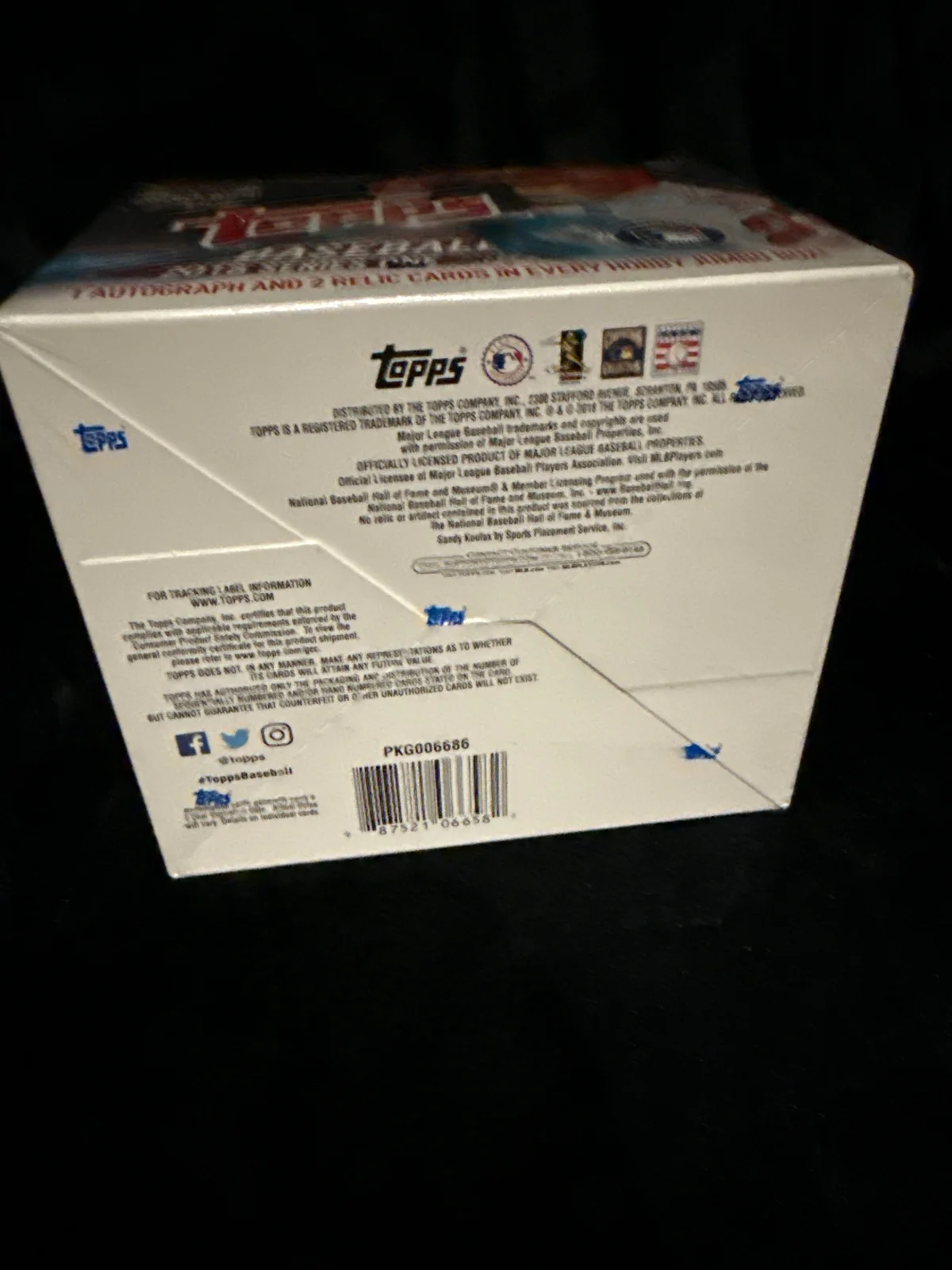 2018 Topps series one sealed box hobby jumbo box photo 4