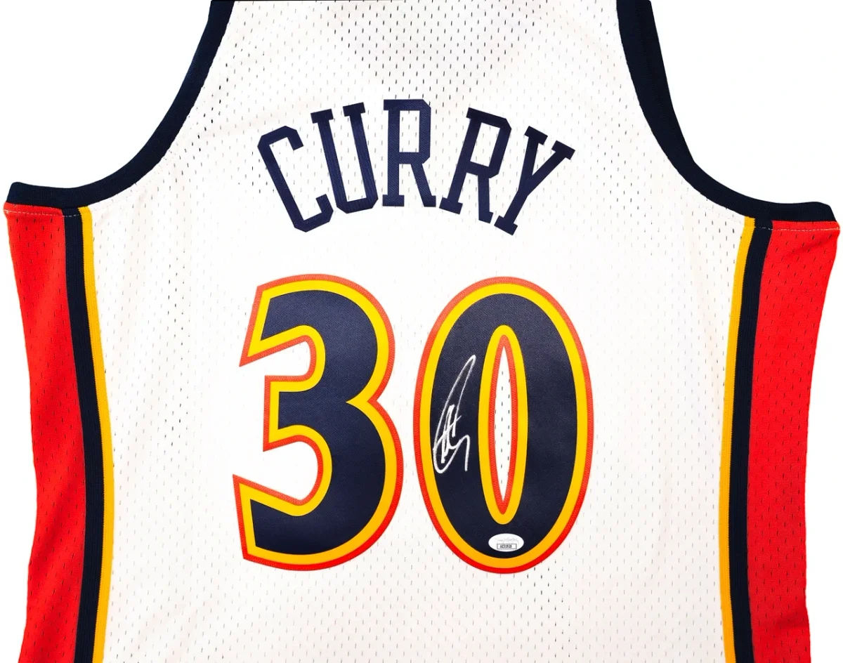 Stephen Curry Signed Golden State Warriors Mitchell & Ness Jersey - JSA Authenticated
