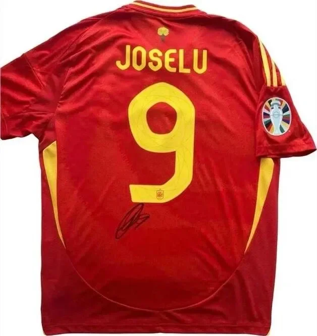 Joselu Signed Spain National Team Jersey #9
