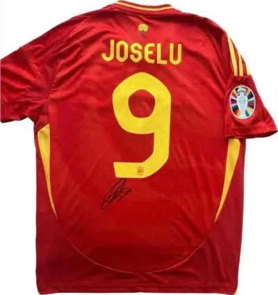 Joselu Signed Spain National Team Jersey #9