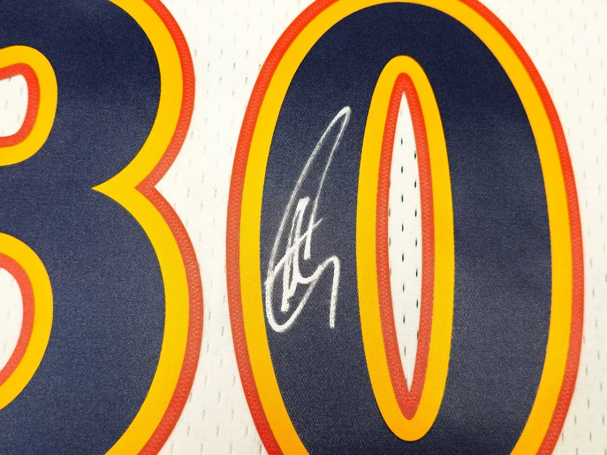 Stephen Curry Signed Golden State Warriors Mitchell & Ness Jersey - JSA Authenticated