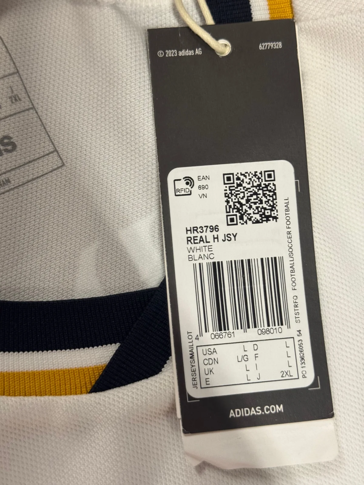 Jude Bellingham Signed Real Madrid Jersey with “Jude X” Inscription