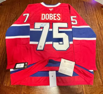 Jakub Dobes Red Fanatics Premium Pro Jersey