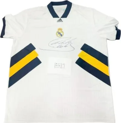 Roberto Carlos Signed Real Madrid Jersey
