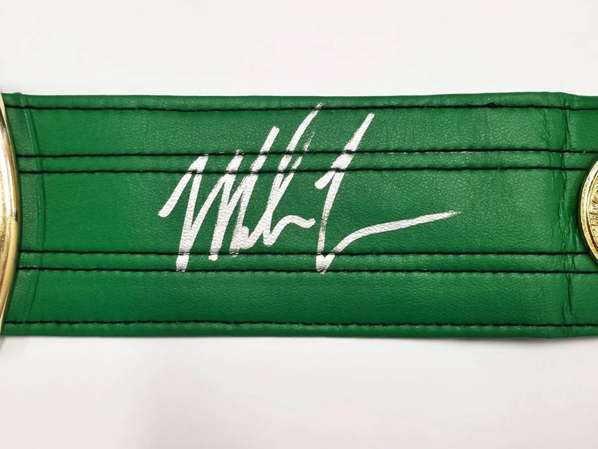 Mike Tyson Signed Belt - JSA Authenticated