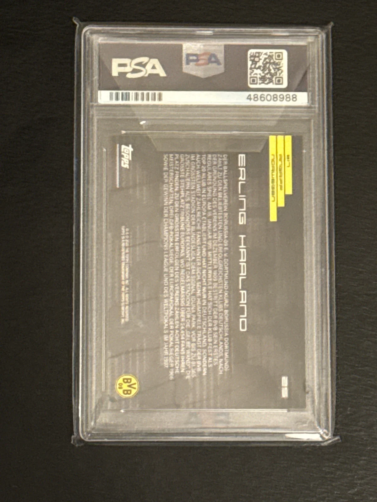 2020 Topps BVB ERLING Haaland  photo 2