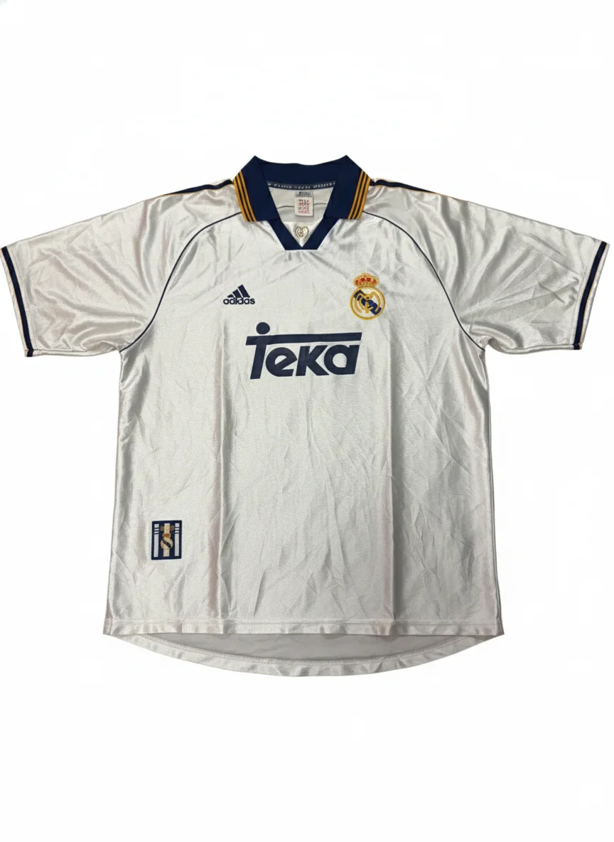 Steve McManaman Signed Real Madrid #8 Jersey