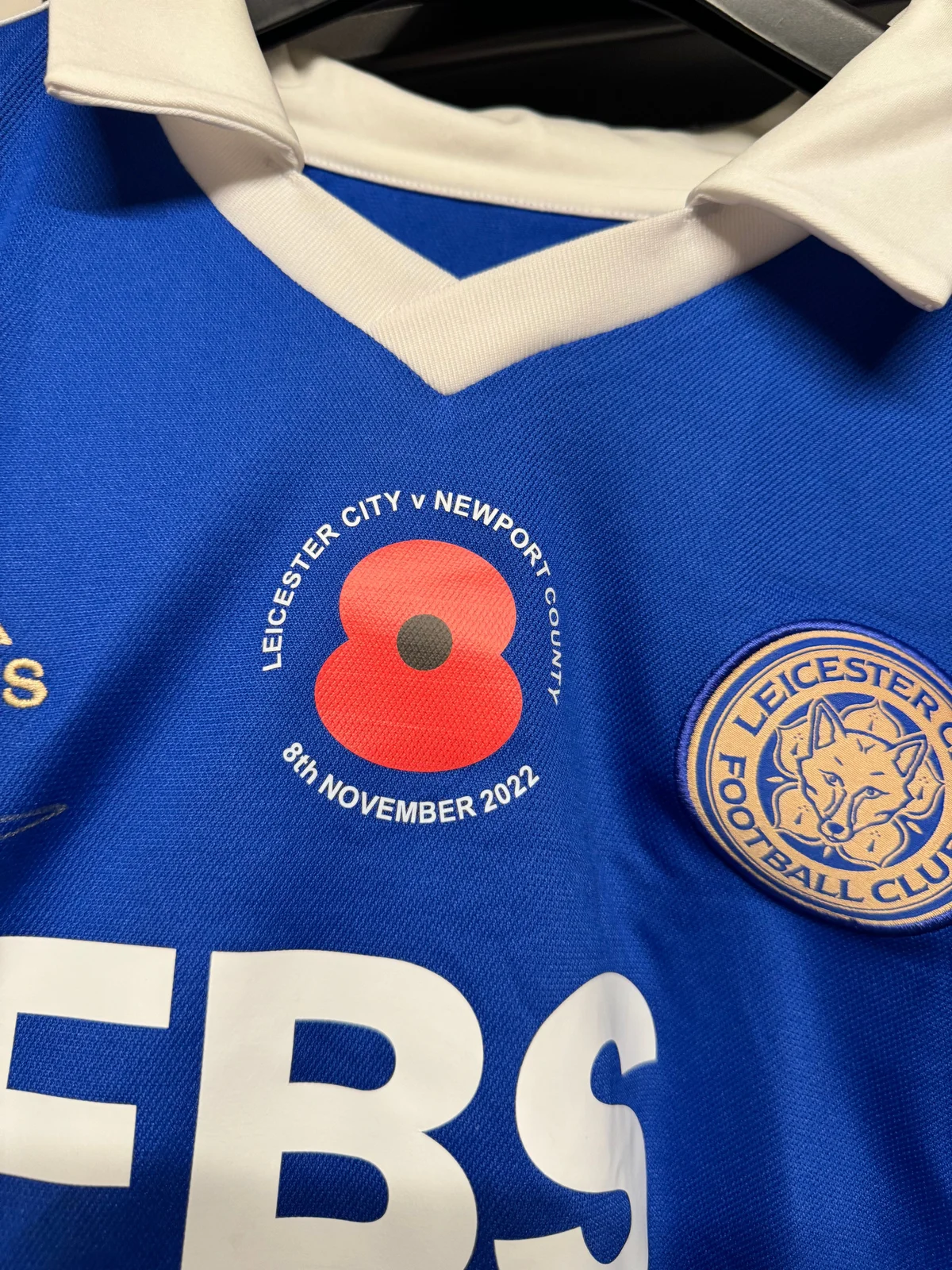 Harvey Barnes Signed Match-Worn Leicester City Jersey – Poppy Match Edition
