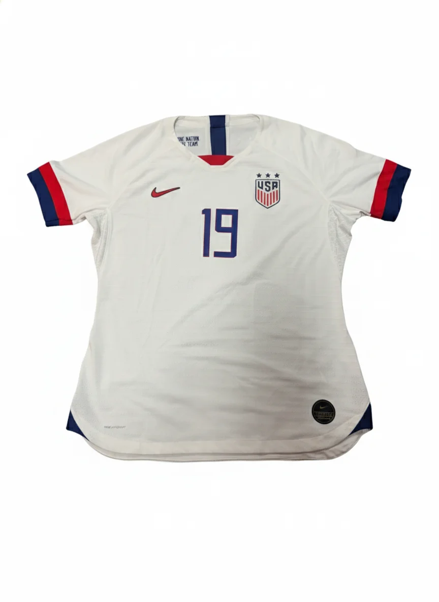 Alex Morgan & Megan Rapinoe Dual-Signed 2019 USA Women's World Cup Jersey – Limited Edition / Fanatics Authenticated