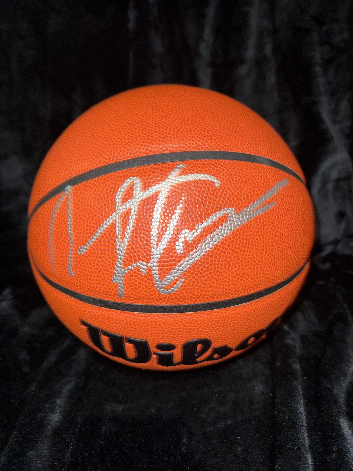 Dennis Rodman signed basketball 
