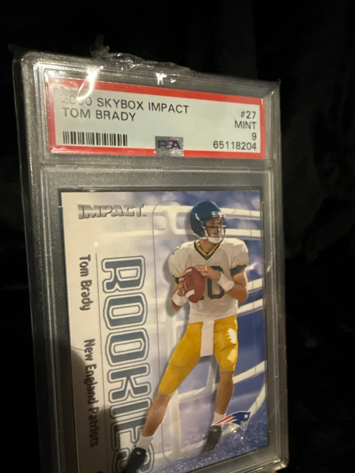 2000 skybox impact Tom Brady rookie card  photo 3