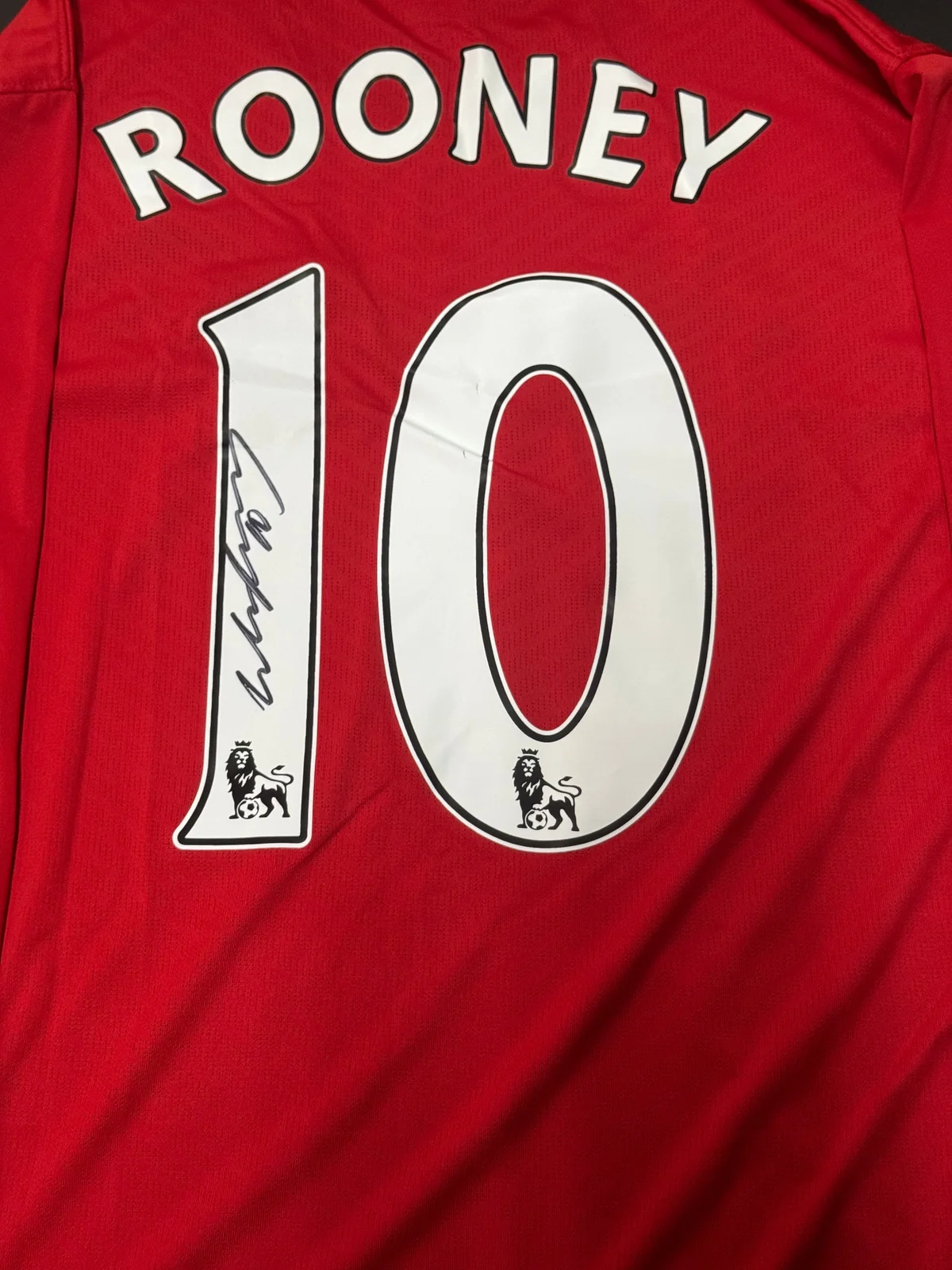 Wayne Rooney Signed Manchester United Long Sleeve Jersey – AIG Era