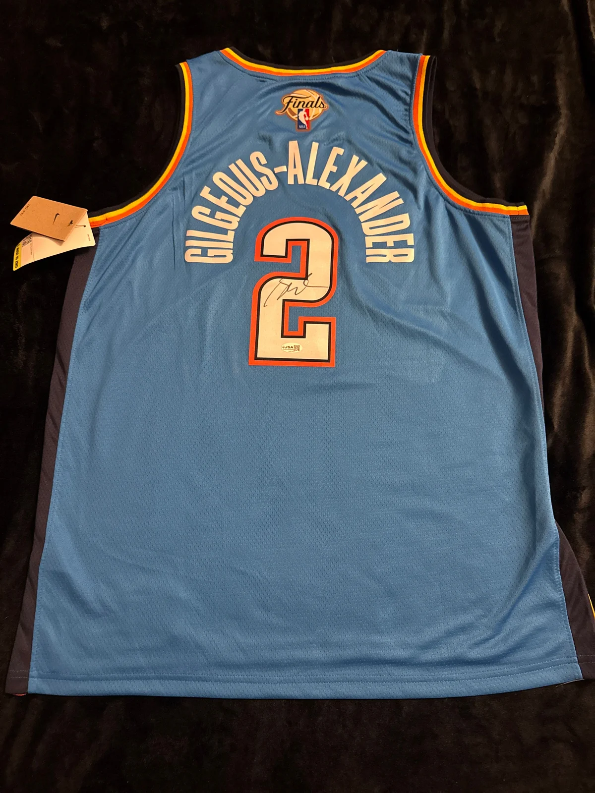Shai Gilgeous- Alexander signed finals jersey- SGA