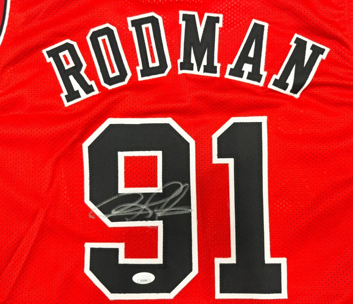 Dennis Rodman Signed Jersey - JSA Authenticated