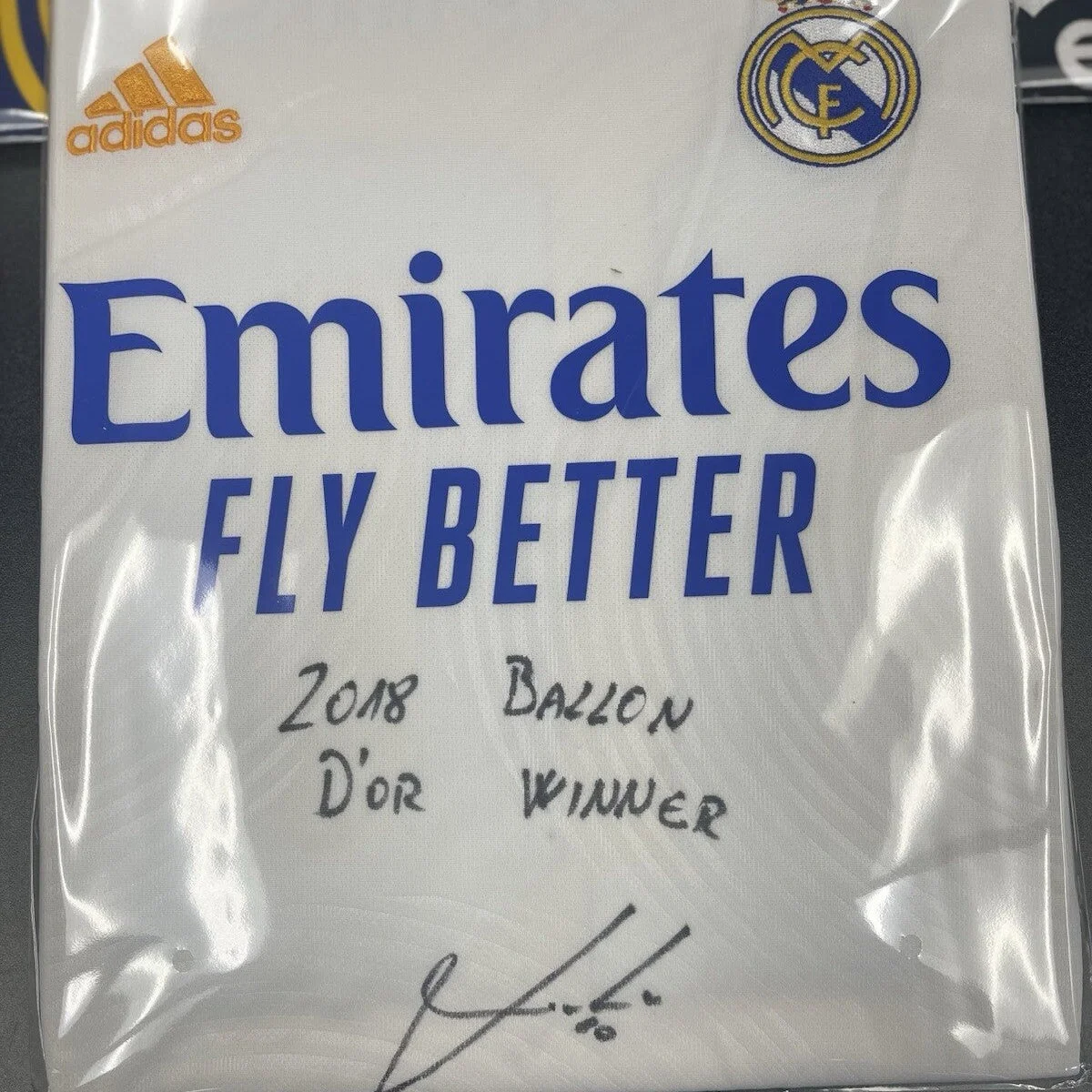 Luka Modrić Signed Real Madrid Jersey W/ “2018 Ballon d’Or Winner” Inscription