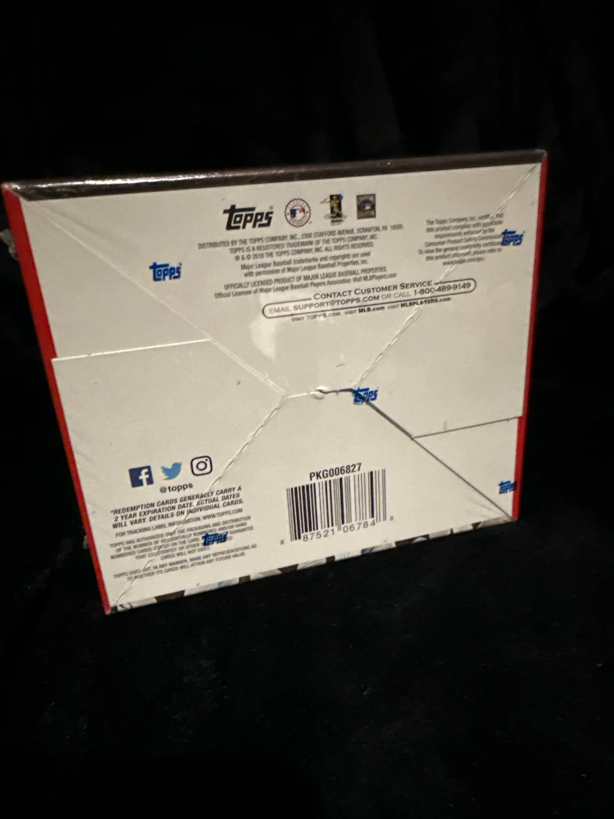 2018 Topps opening day sealed box  photo 3