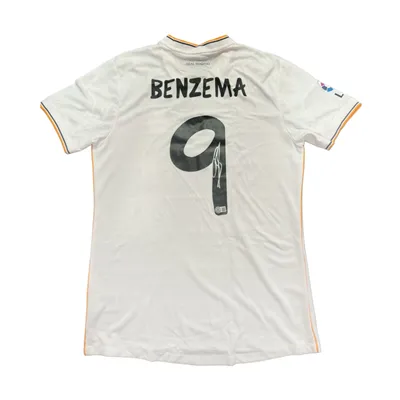 Karim Benzema Signed Real Madrid Jersey – 2013/14 Player Issue Kit