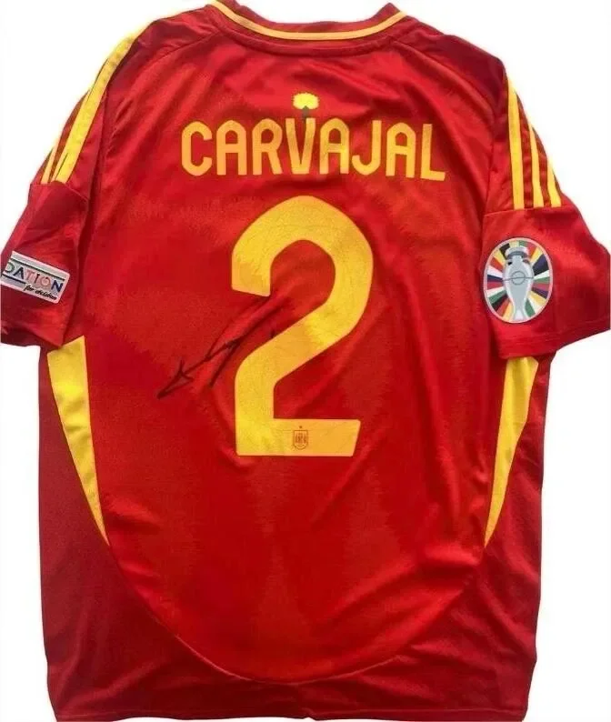 Dani Carvajal Signed Spain National Team Jersey #2