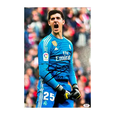 Thibaut Courtois Signed Real Madrid Photo