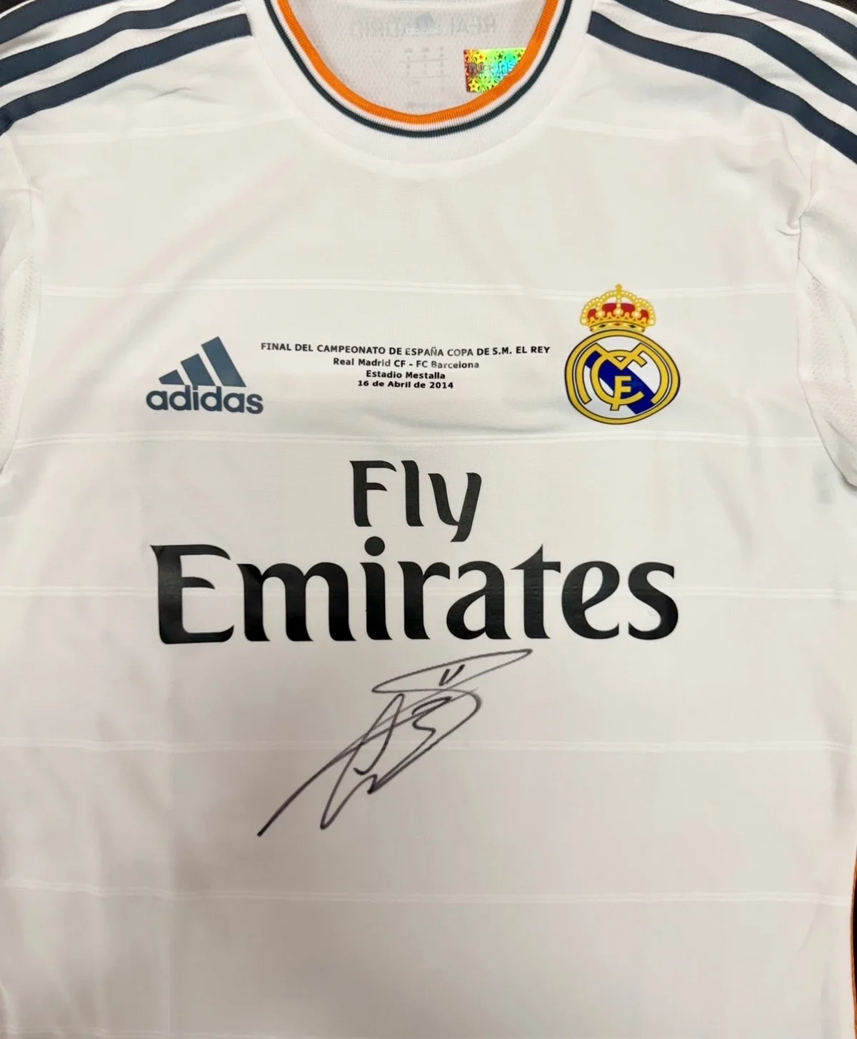 Gareth Bale Signed 2013/14 Copa Del Rey Final Real Madrid Player Issue Kit