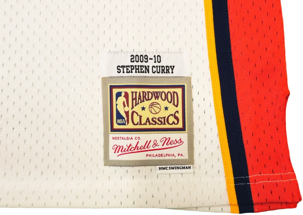 Stephen Curry Signed Golden State Warriors Mitchell & Ness Jersey - JSA Authenticated