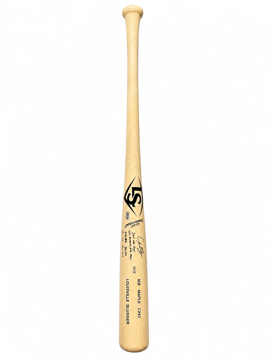 Cody Bellinger Signed and Inscribed Limited Edition Bat w/ 6 Inscriptions