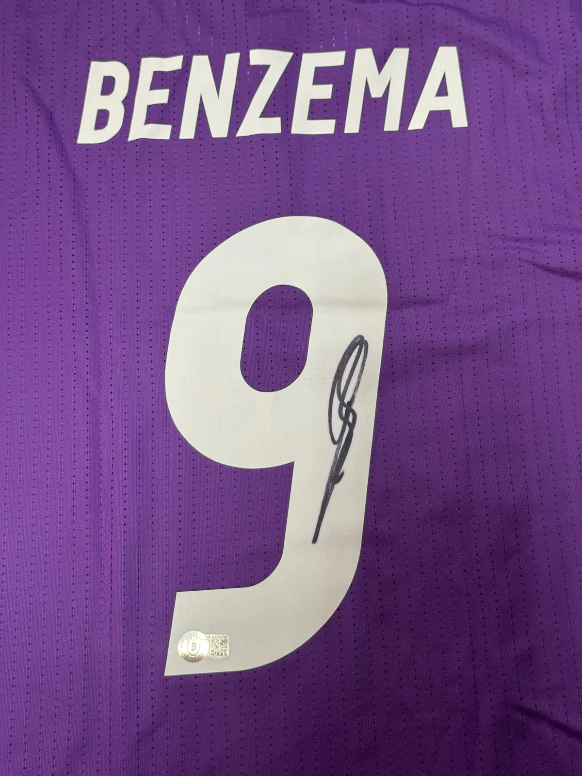 Karim Benzema Signed 2016/17 Real Madrid Away Jersey