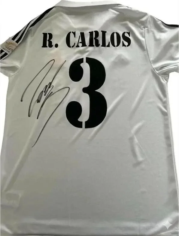 Roberto Carlos Signed Real Madrid Jersey