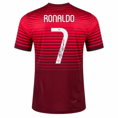 Cristiano Ronaldo Signed 2014 Portugal Jersey - PSA Witnessed