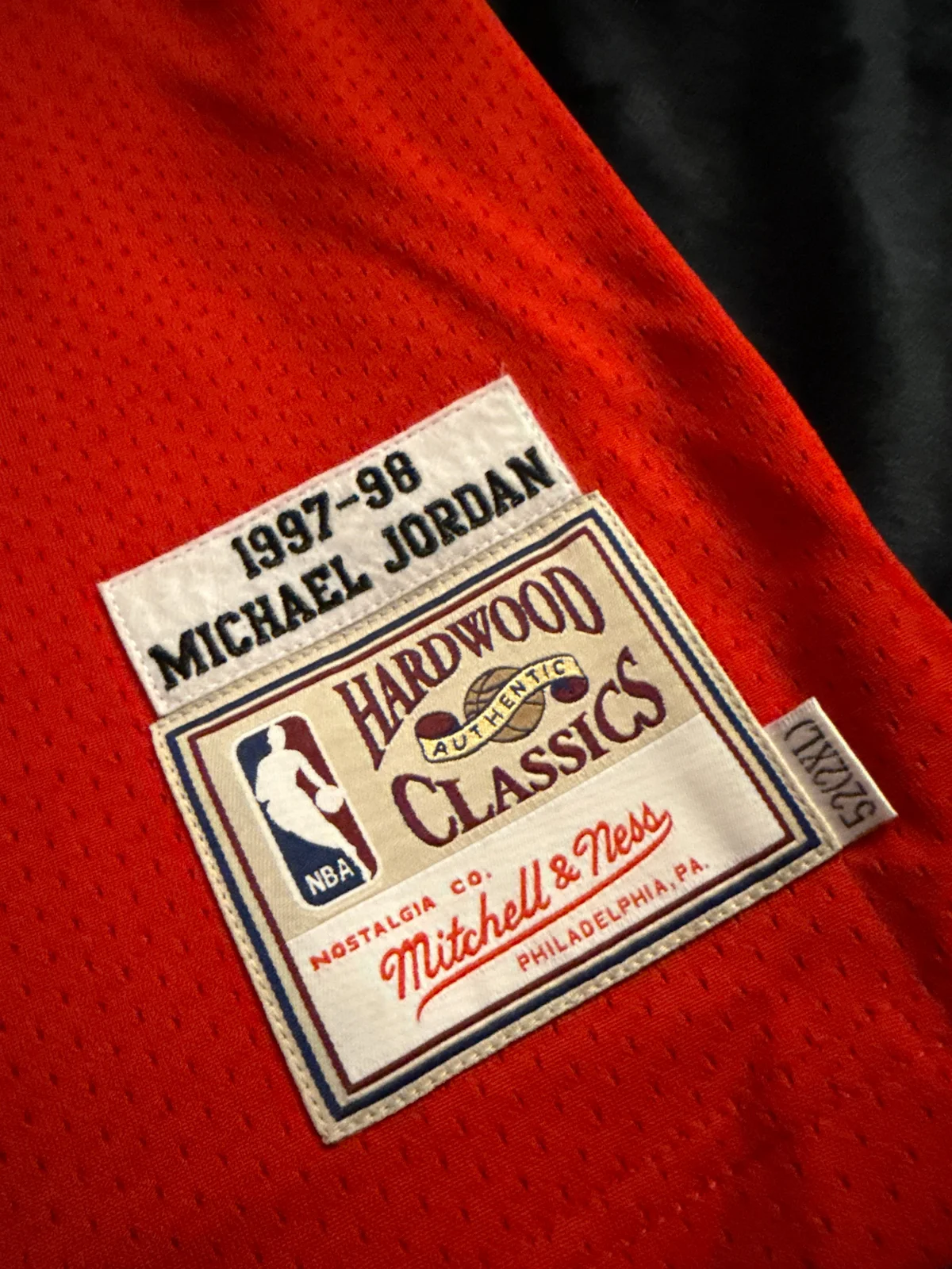Michael Jordan signed with inscription “HOF” and patch jersey photo 3