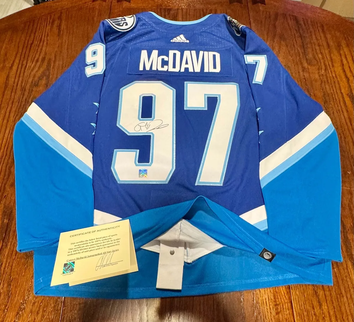 Connor Mcdavid 2022 All Star Blue Adidas Pro Jersey
