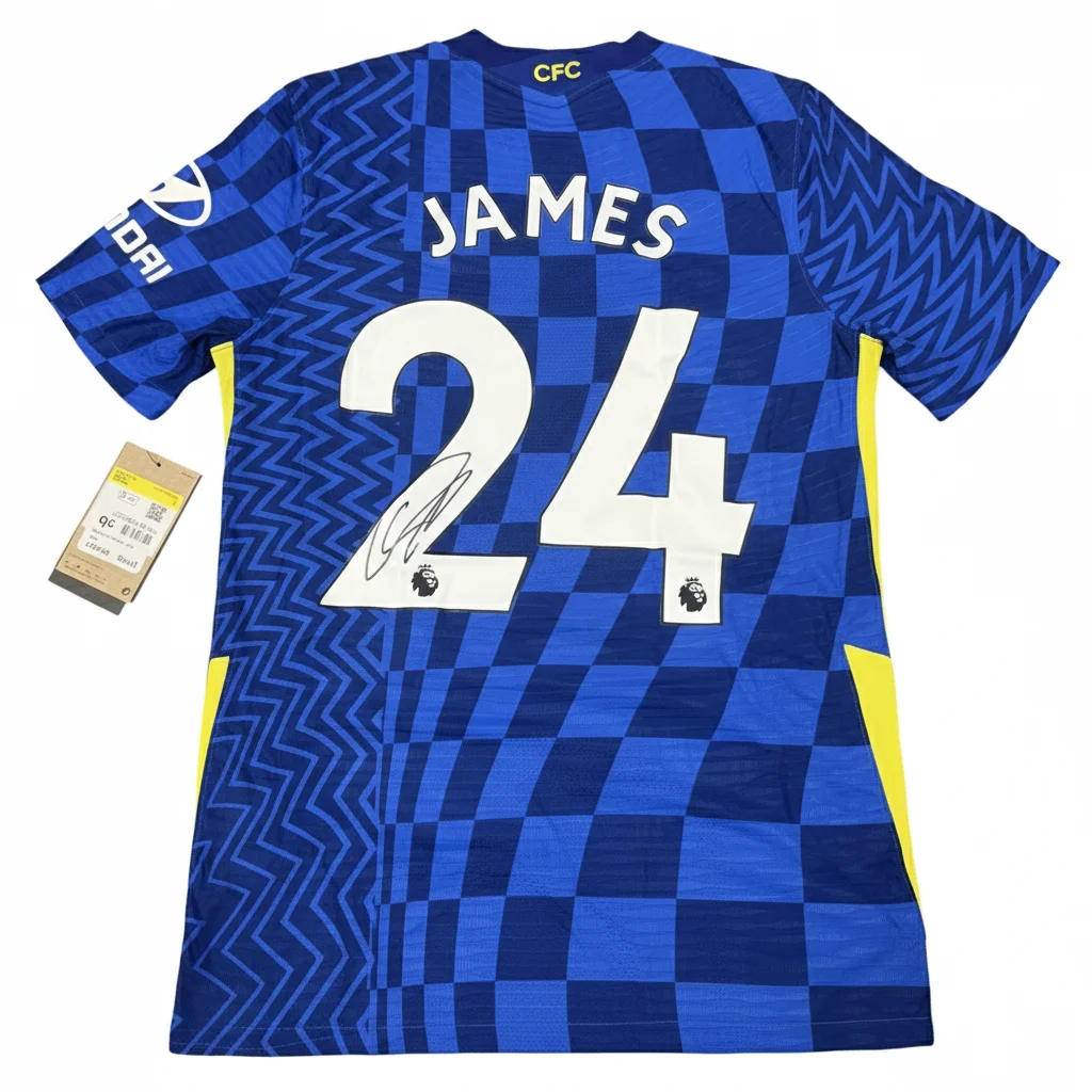 Reece James Signed Chelsea FC Home Jersey – 2021/22 Season