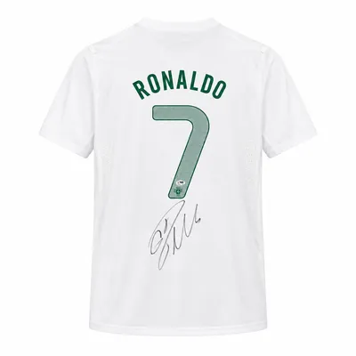 Cristiano Ronaldo Signed Player Issue Portugal Jersey