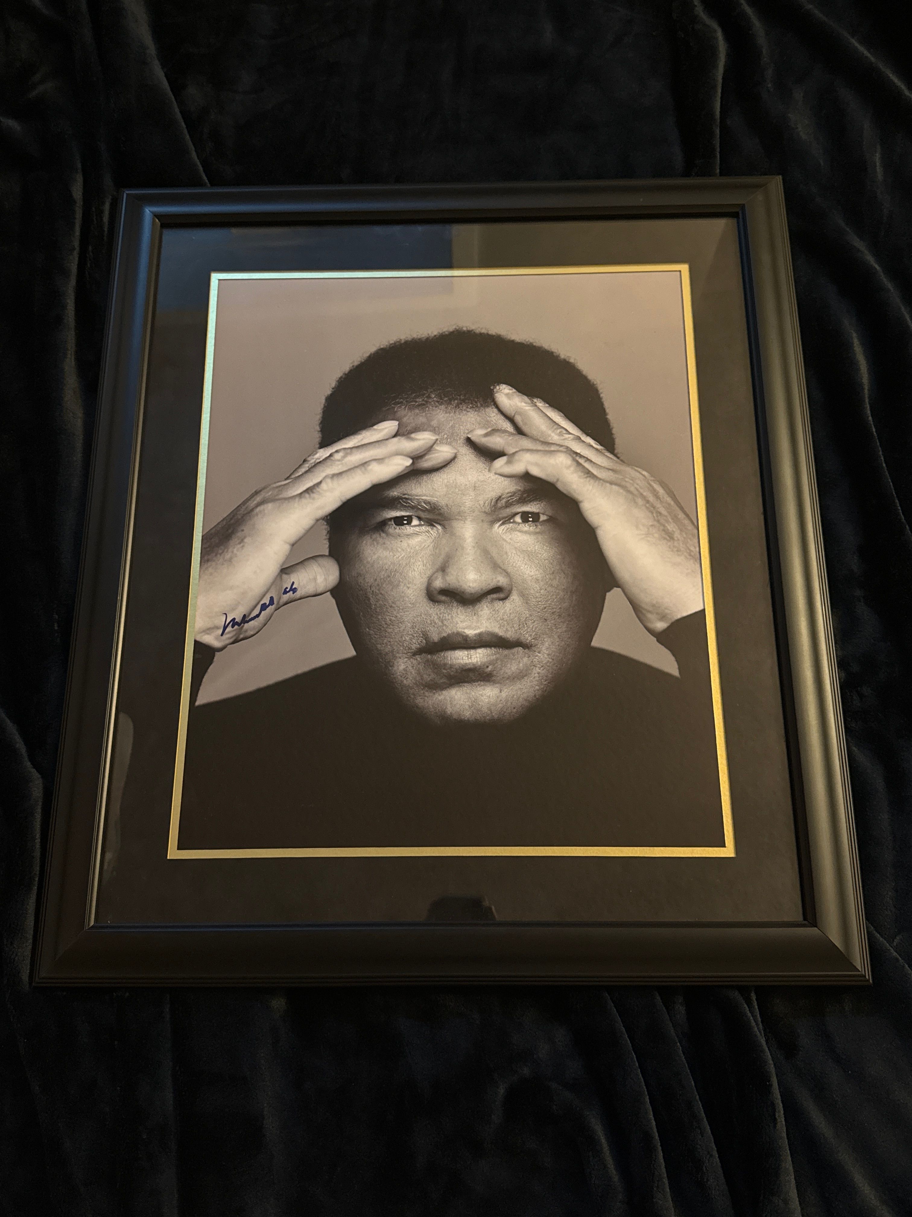 Muhammad Ali signed picture 
